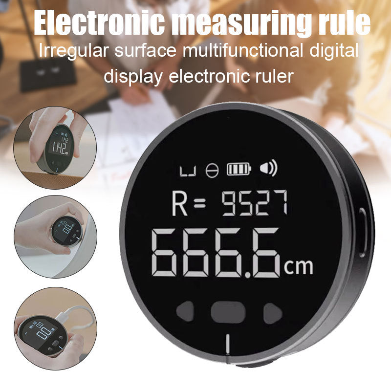 Digital Measuring Tape with LCD Display in hand