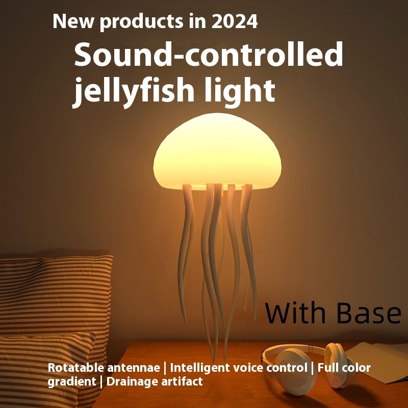 Jellyfish Mood Lamp LED Night Light for Desk or Bedroom