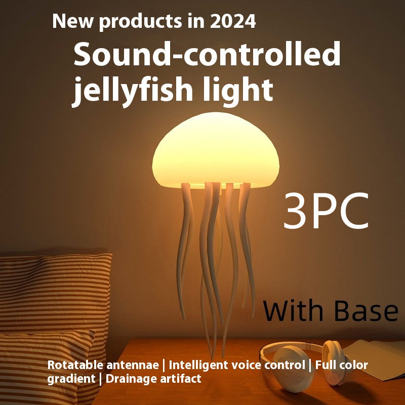 Jellyfish Mood Lamp LED Night Light for Desk or Bedroom